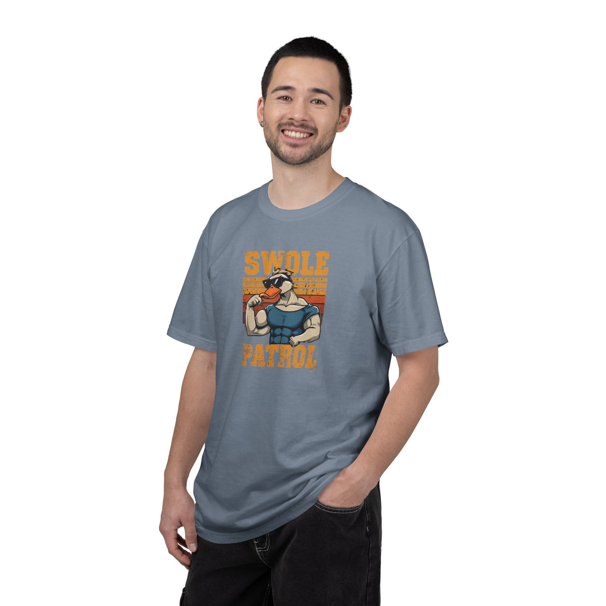 Unisex Garment-Dyed T-shirt, duck work out