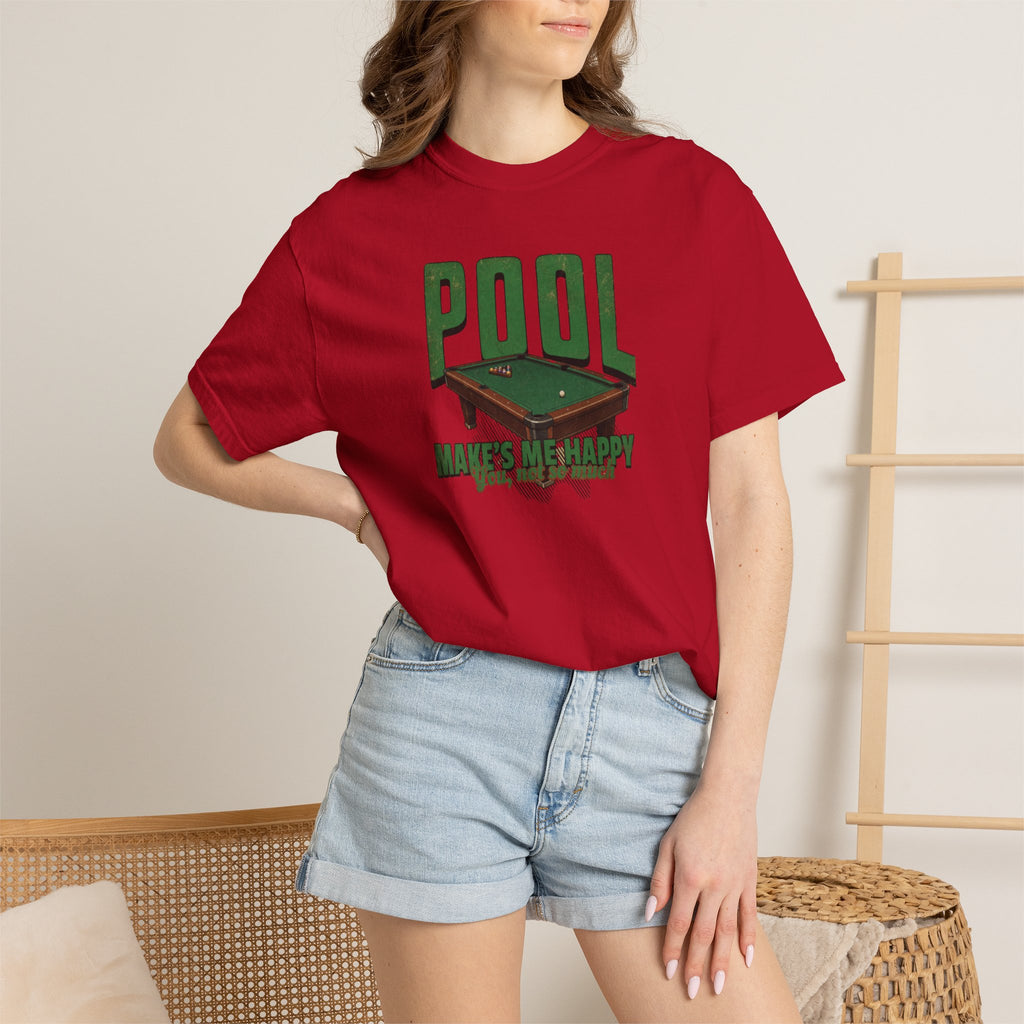 Unisex Garment-Dyed T-shirt, pool players shirt