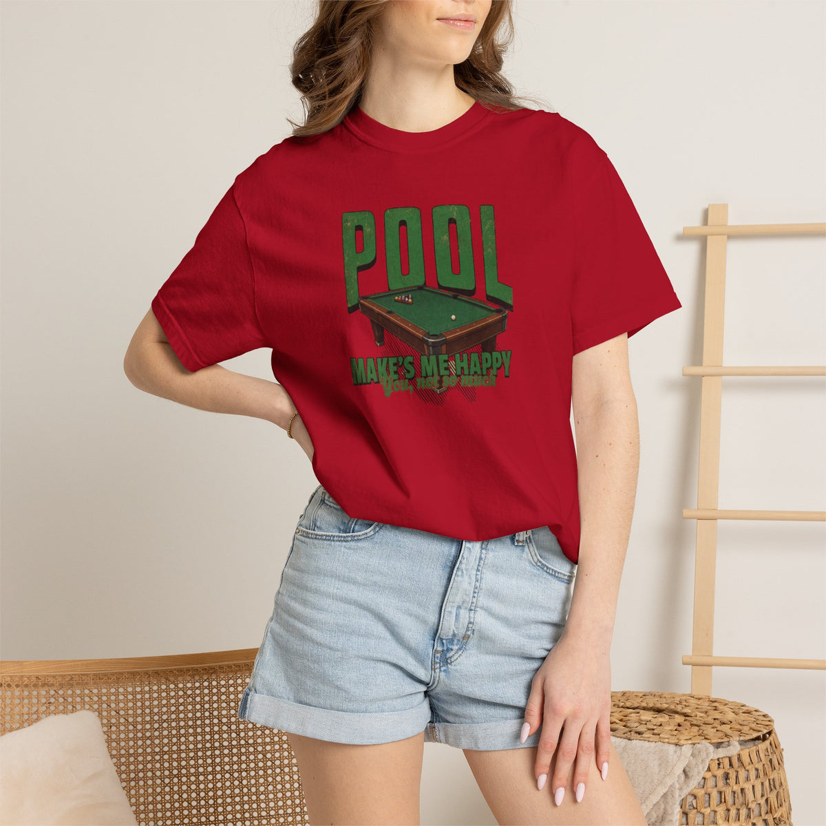 Unisex Garment-Dyed T-shirt, pool players shirt