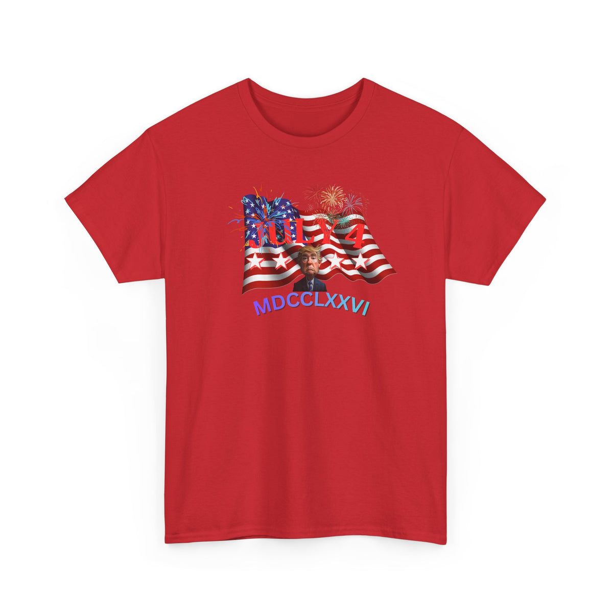 Unisex Heavy Cotton Tee, July 4 1776