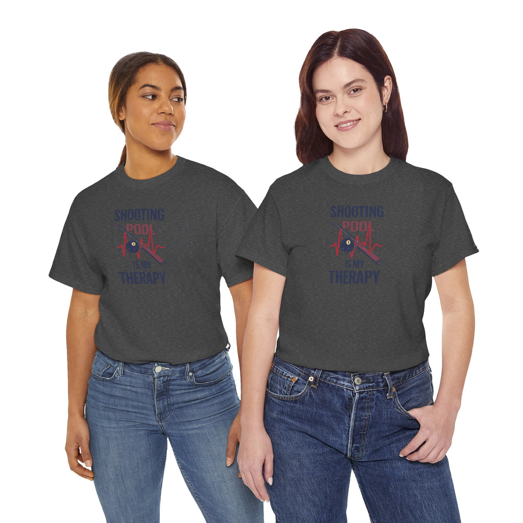 Unisex Heavy Cotton Tee, shooting pool
