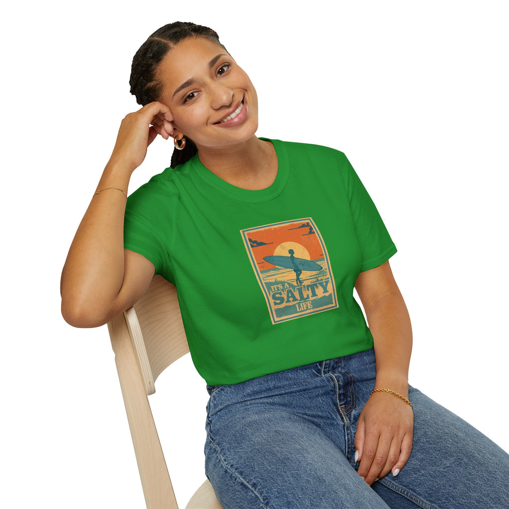 Unisex Softstyle T-Shirt, salty life shirt