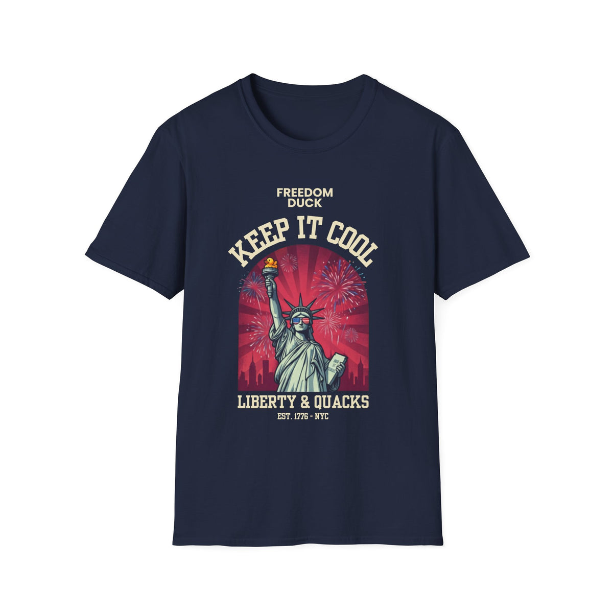 Unisex Softstyle T-Shirt, Statue of Liberty