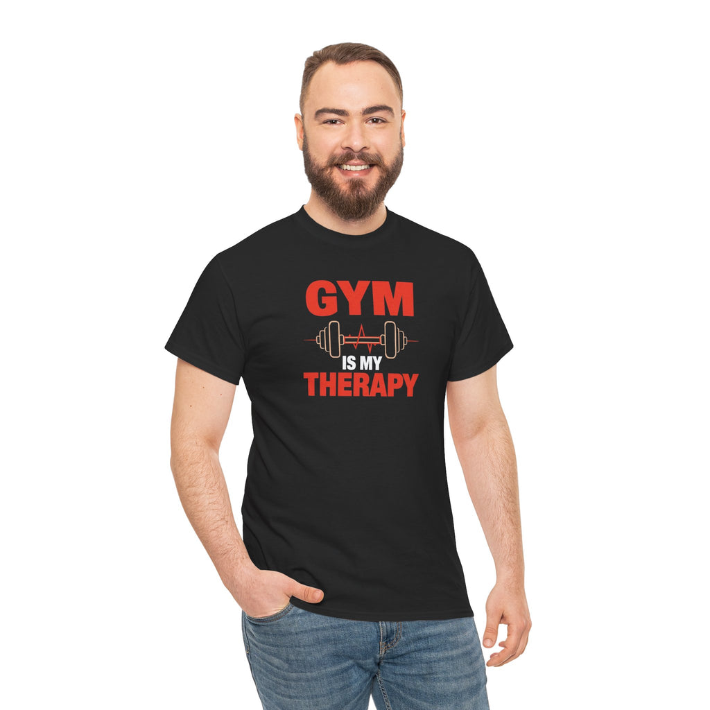 Unisex Heavy Cotton Tee, gym therapy